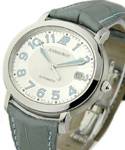 Millenary - Large Size  Steel on Strap with Silver Dial 