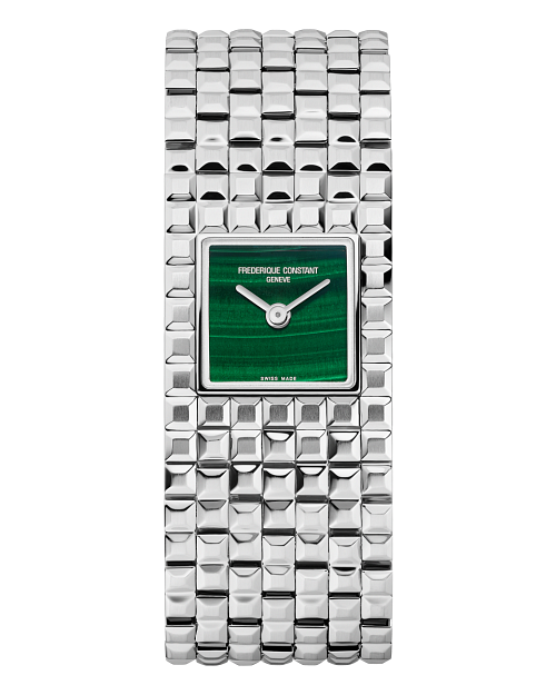 Classics Manchette 26mm in Steel on Steel Bracelet with Green Malachite Dial