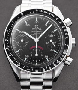 A.C. Milan Football Club Edition in Steel  on Steel Bracelet with Black Dial