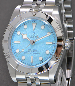 Black Bay Automatic in Steel on Steel Bracelet with Lagoon Blue Dial