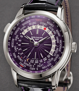 Complications 5330 Perpetual Calendar in White Gold - L.E 300 pcs on Black Crocodile Leather Strap with Purple Dial