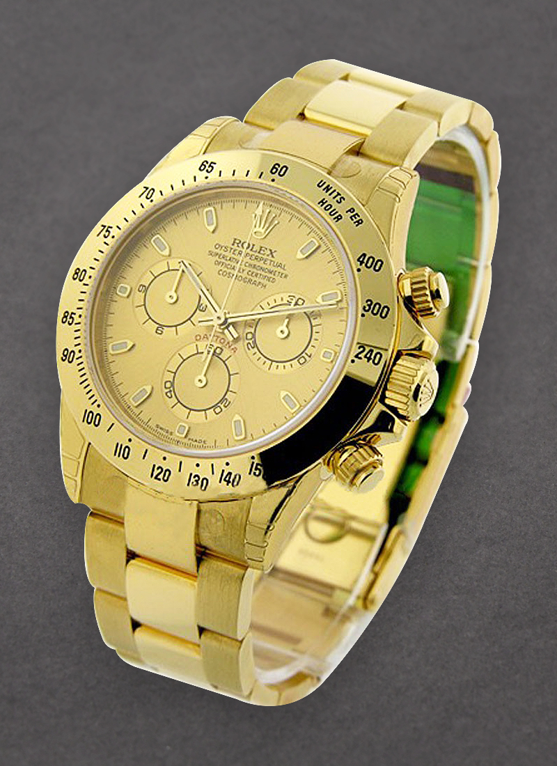 Rolex Unworn Daytona in Yellow Gold