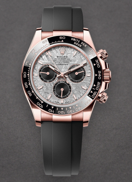 Rolex Unworn 126515ln Daytona Cosmograph in Rose Gold with Black Bezel 126515ln