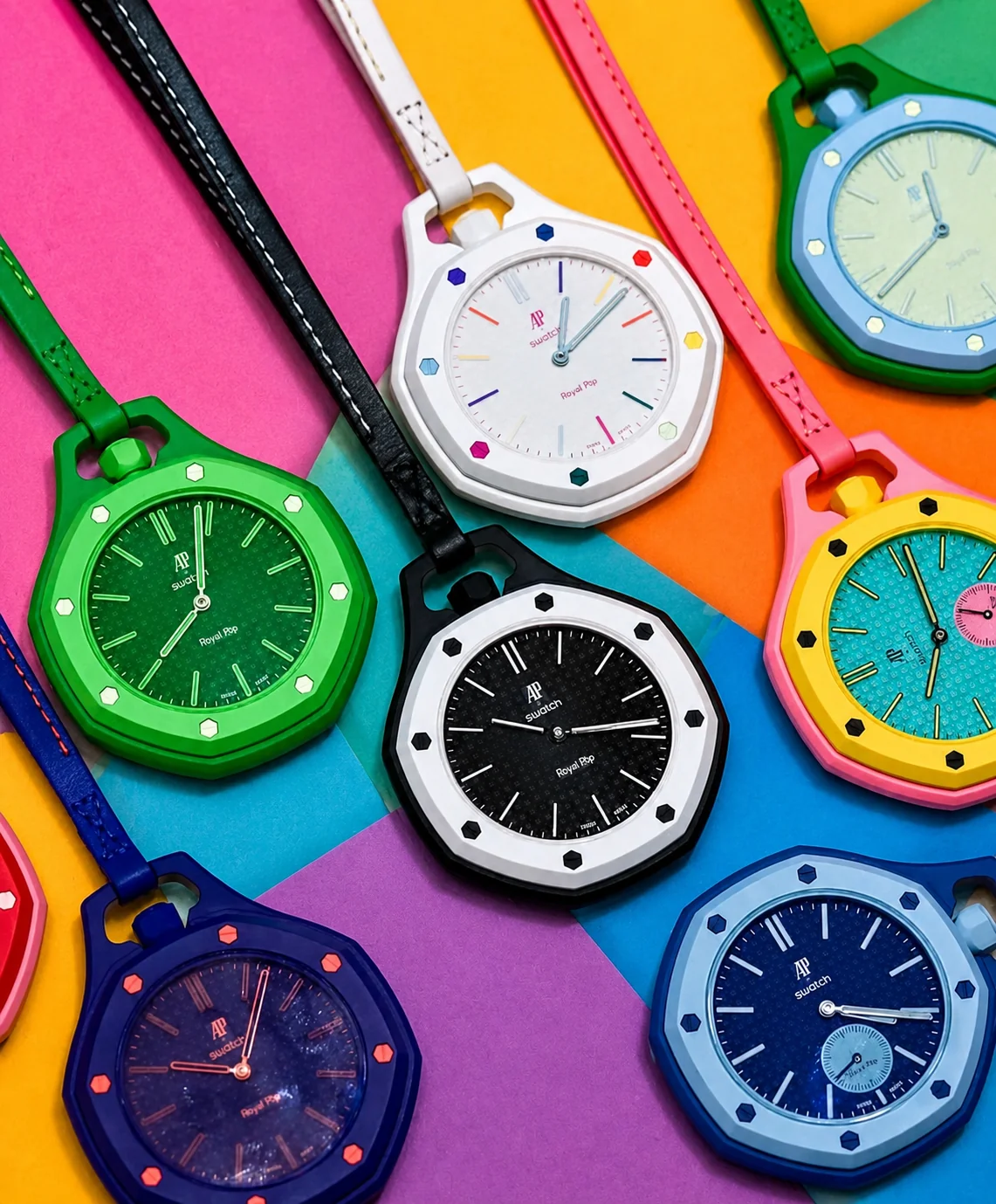 Swatch Bioceramic Calfskin leather 