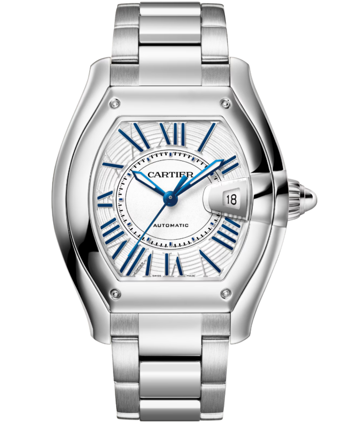 Mens Roadster Non Chronograph in Steel on Steel Bracelet with Silver Dial