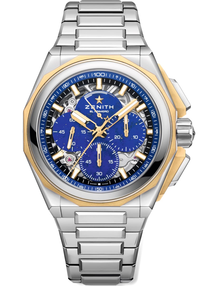 Defy Extreme 45mm in Steel with Yellow Gold on Steel  Bracelet with Lapis Lazuli Dial - Limited to 50 pieces