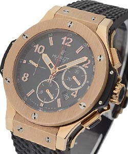Big Bang in Rose Gold on Black Rubber Strap with Black Dial