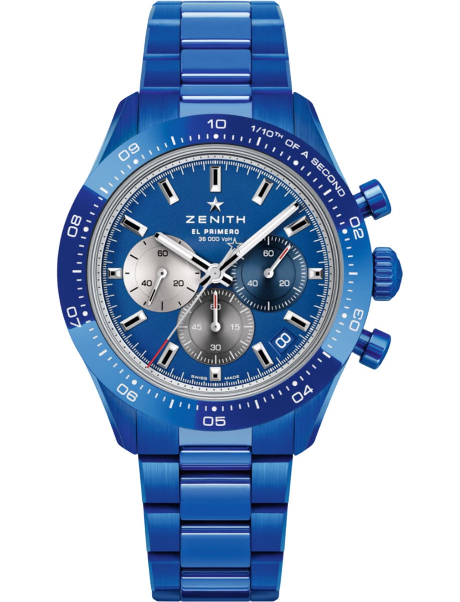 Chronomaster Sport 41mm 160th Anniversary Edition in Blue Ceramic on Blue Ceramic Bracelet with Blue Dial - L.E 160 Pieces