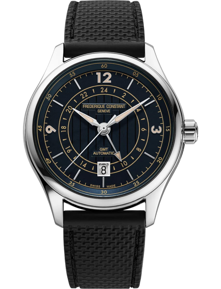 Runabout Classics Automatic 42mm in Steel - Limited to 888 Pieces on Black Rubber Strap with Navy Dial