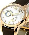  Rose Gold Cat's Eye  Mother of Pearl Diamond Dial