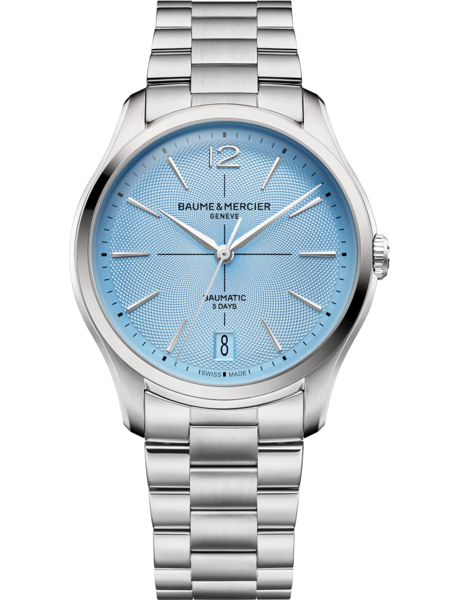 Classima 39mm Automatic in Steel on Steel Bracelet with Ice Blue Dial
