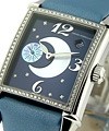  Lady's Vintage 1945 with Diamond Bezel Steel on Strap with Blue MOP Diamond Dial 