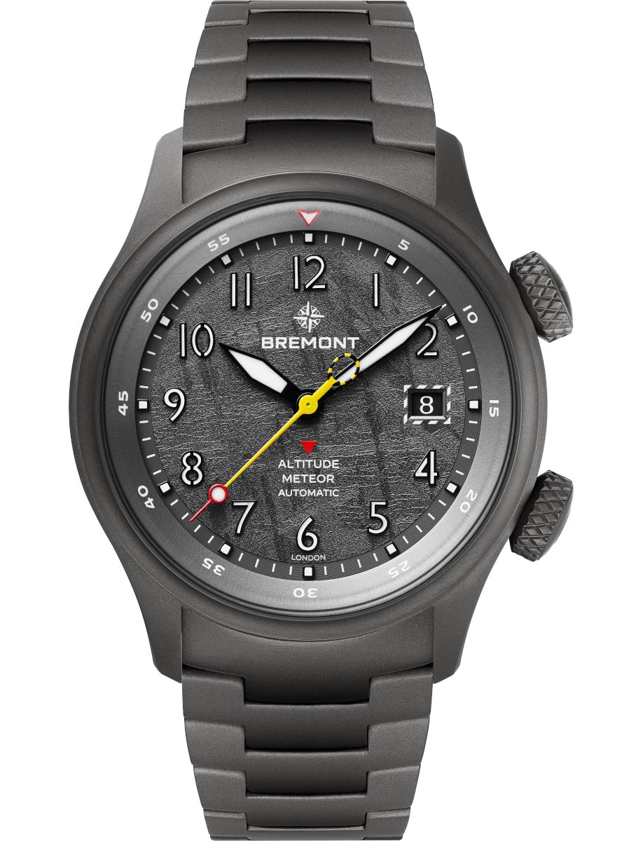 Altitude MB Meteor Stealth 42mm in Titanium  on Titanium Bracelet with Grey Dial - Limited to 400 Pieces