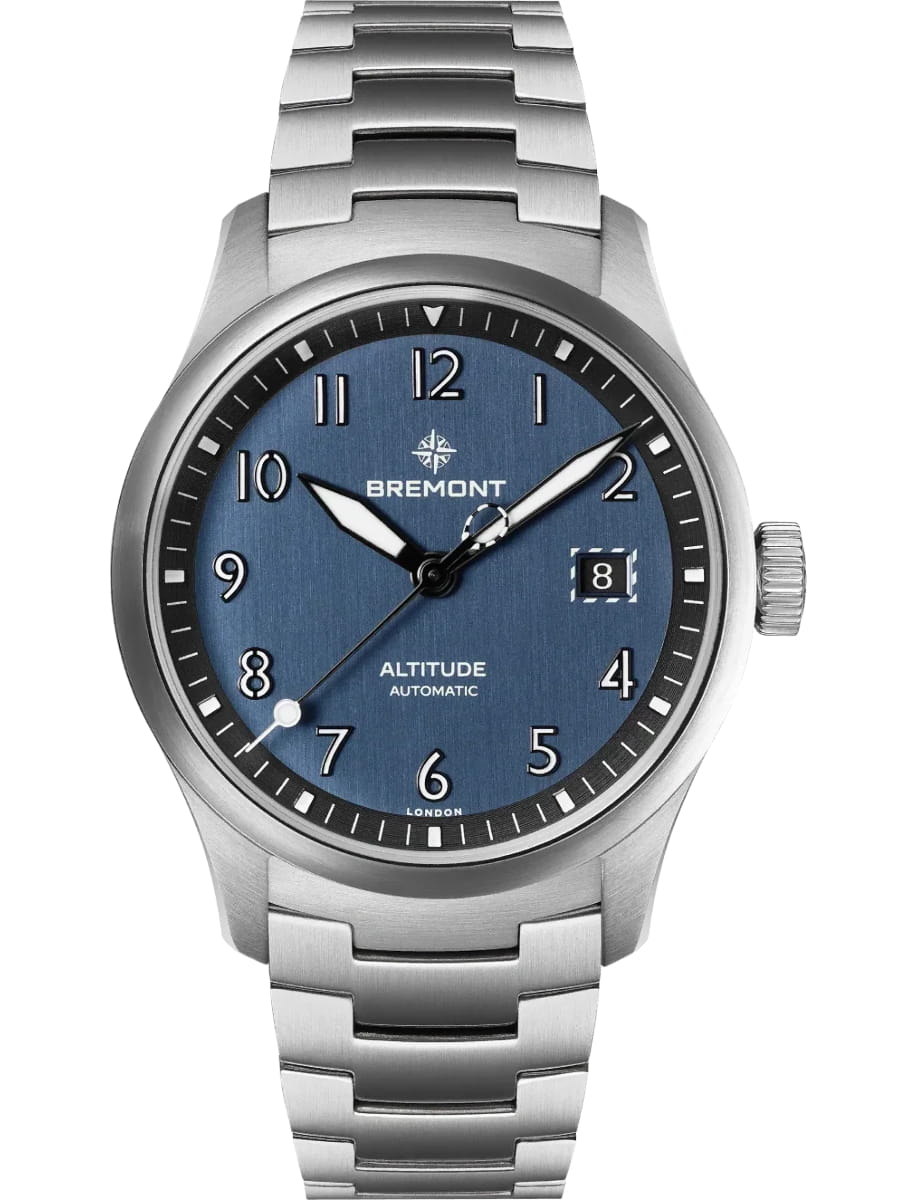 Altitude 39mm in Steel on Steel Bracelet with Blue Dial