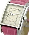  Lady's Vintage 1945  Steel with Silver Dial and Pink Strap