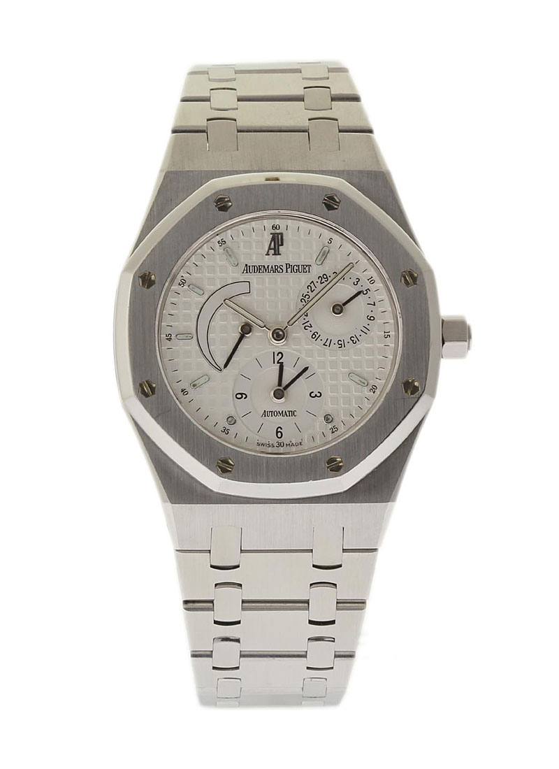 Audemars Piguet Royal Oak Dual Time and Power Reserve 36mm in Steel