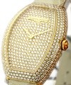 Lady's Rose Gold Egerie Aftermarket Pave Diamond Case and Dial