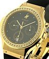 Yellow Gold  Factory Diamond Bezel - Black Dial