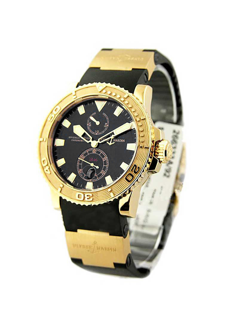 Ulysse Nardin Maxi Marine Diver Chronometer in Rose Gold