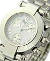 Imperiale Mid Size Chronograph in Steel on Steel Bracelet with Silver Dial