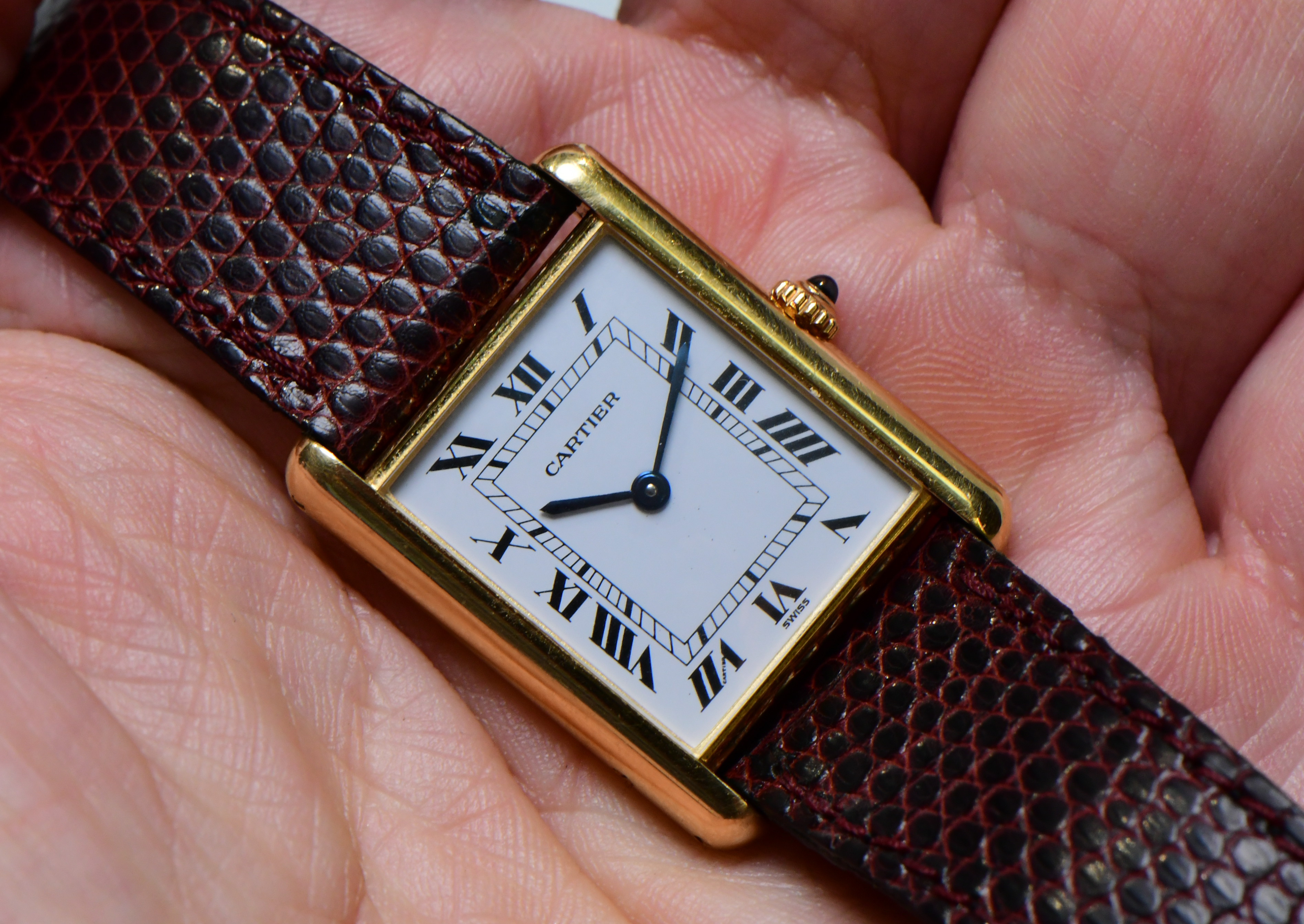 Cartier Gold Tank - Quartz Yellow Gold on Strap