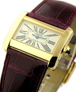 Tank Divan Yellow Gold Mini Size - Quartz