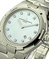Lady's Overseas - Small Size Steel on Bracelet with MOP Diamond Dial 