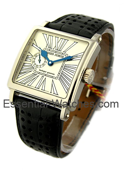 Roger Dubuis Lady's White Gold Golden Square