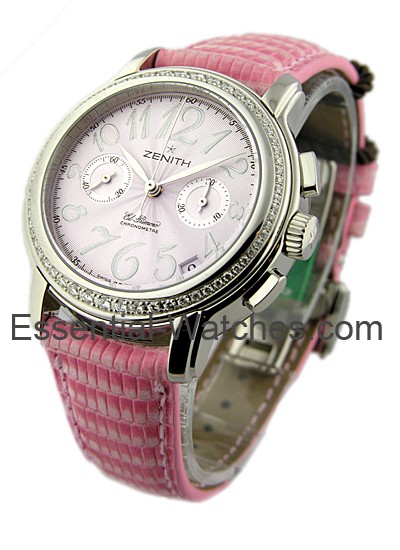 Chronomaster Star Steel on Strap with Pink Dial 16.1230.4002/71.C515