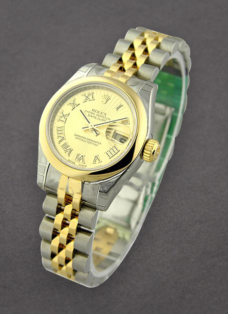 Rolex Unworn Datejust in Steel with Yellow Gold Smooth Bezel