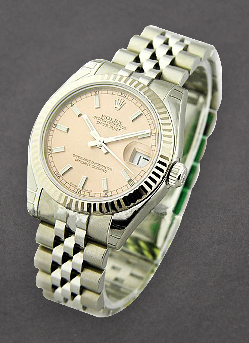 Rolex Unworn Datejust in Steel with Fluted Bezel