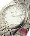 Men's Type-E Brushed Steel with White Dial 
