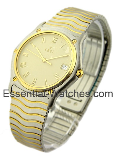 1187141 1225 Ebel Classic Wave Men s 2 Tone Essential Watches