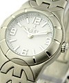 E-Type Ladies in Steel on Steel Bracelet with White Dial