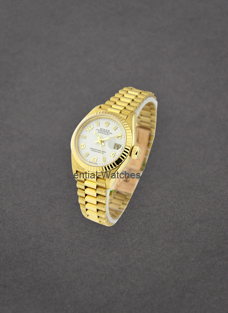 Pre-Owned Rolex President in Yellow Gold with Fluted Bezel