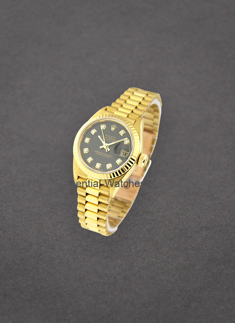 Pre-Owned Rolex President in Yellow Gold with Fluted Bezel