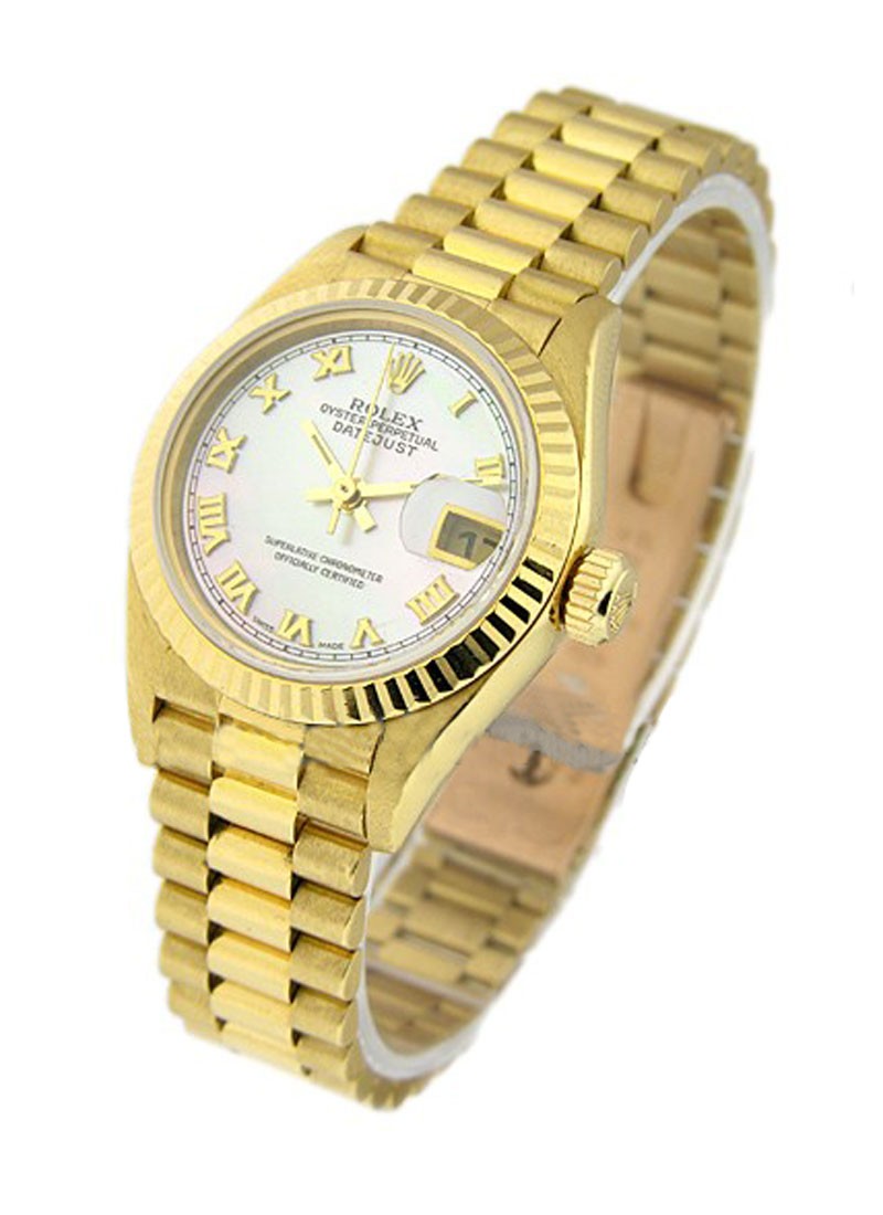 Pre-Owned Rolex President in Yellow GoldPresident in Yellow Gold with Fluted Bezel