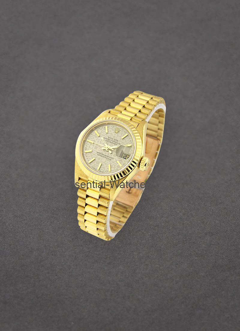 Pre-Owned Rolex President in Yellow Gold with Fluted Bezel