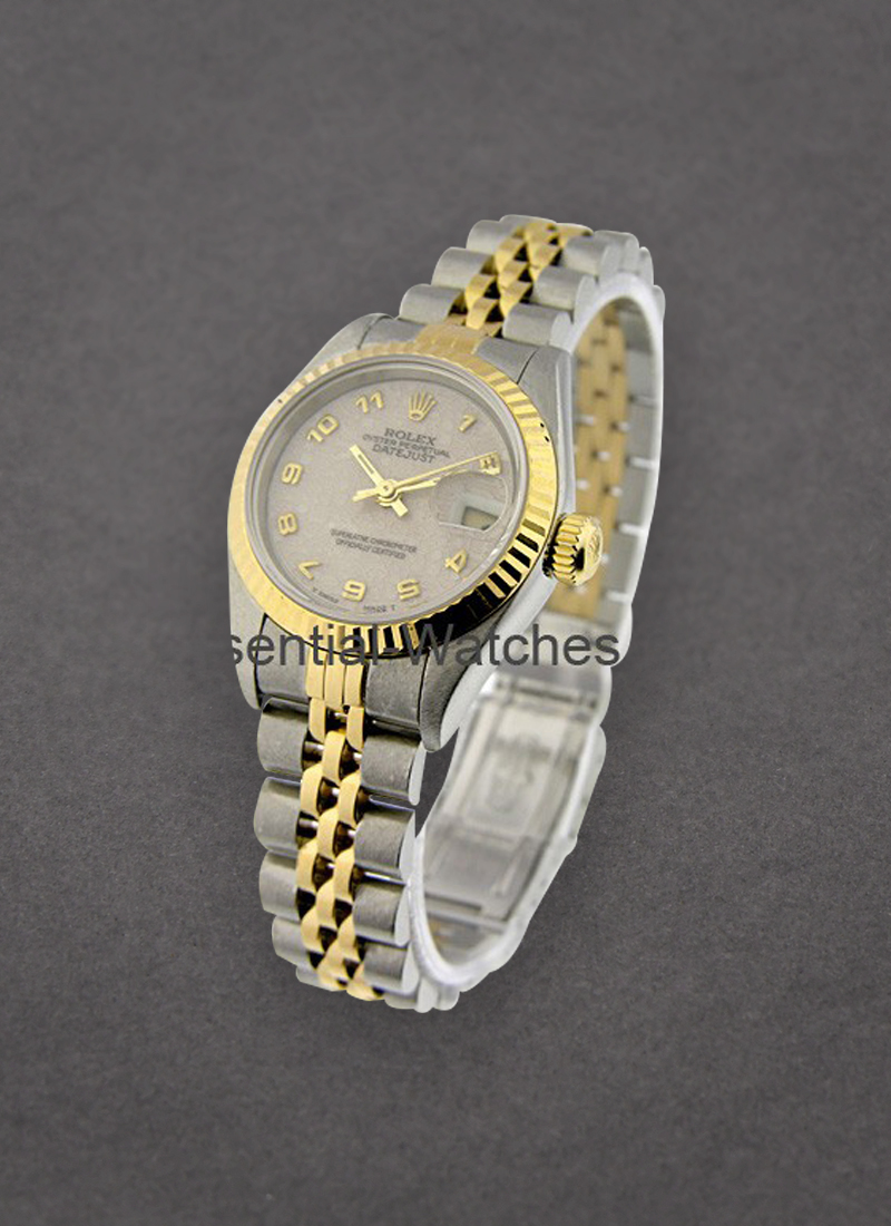 Pre-Owned Rolex Lady's 2-Tone Datejust in Steel and Yellow Gold Fluted Bezel