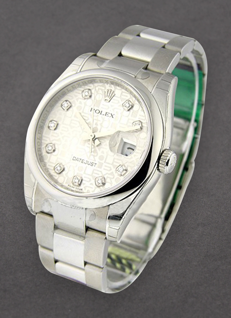 Rolex Unworn Datejust 36mm in Steel with Domed Bezel