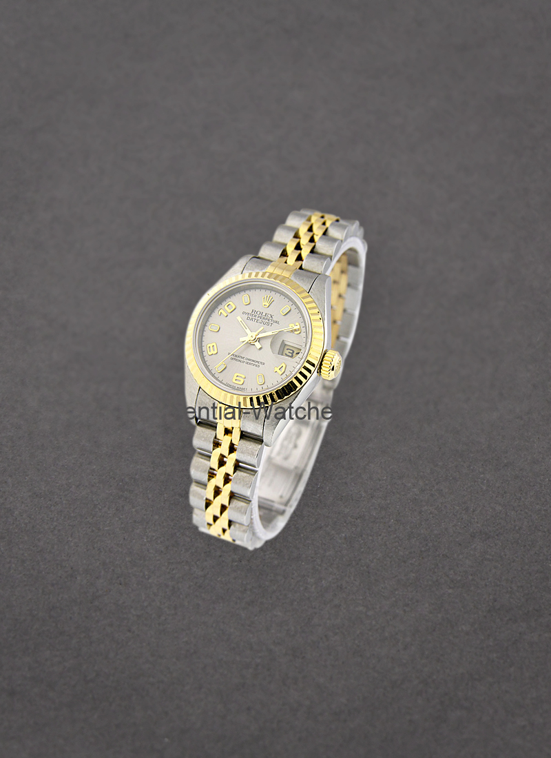 Pre-Owned Rolex Ladys 2-Tone in Steel and Yellow Gold Fluted Bezel