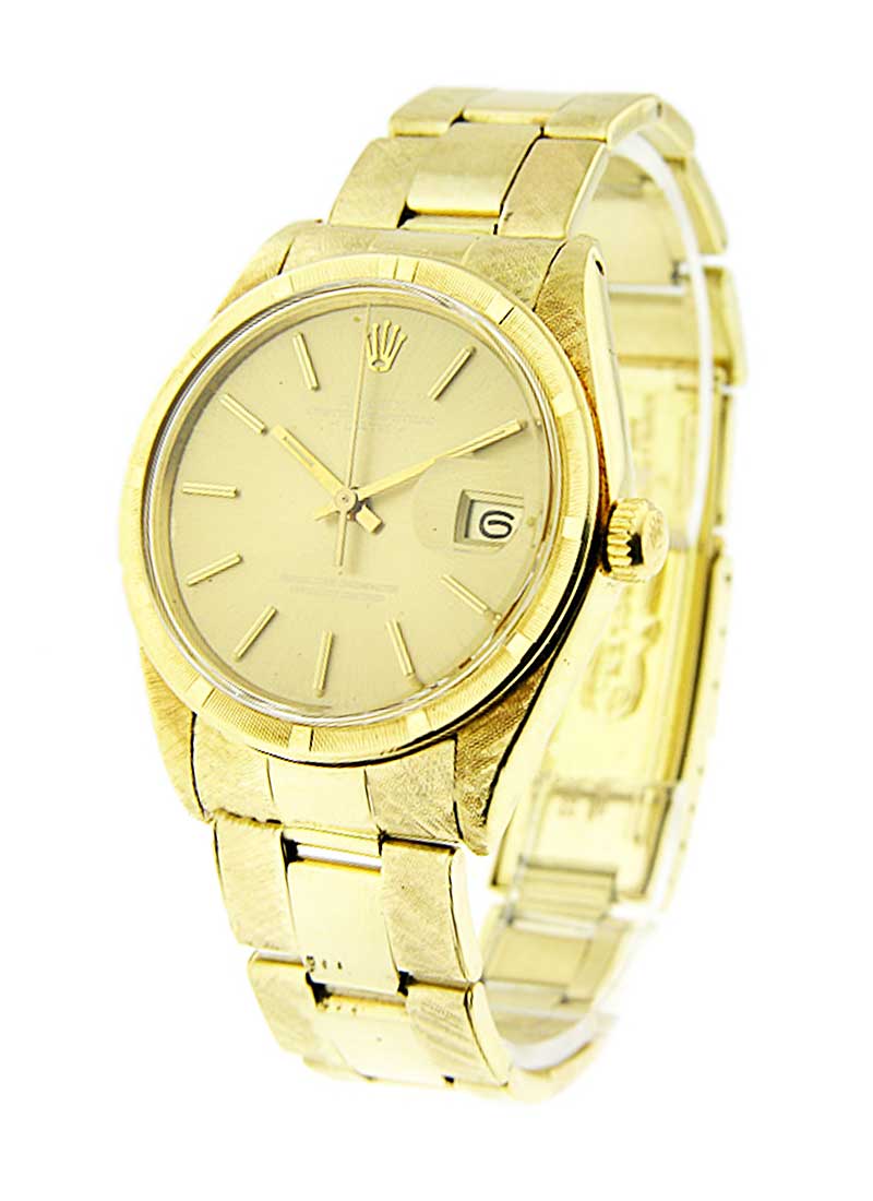 Pre-Owned Rolex Date in Yellow Gold 