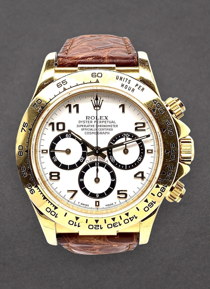 Pre-Owned Rolex Daytona 40mm Zenith Movement with Yellow Gold