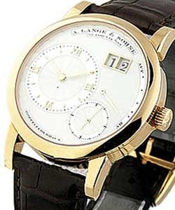 Lange 1 Mechanical in Rose Gold on Brown Crocodile Leather Strap with Soiree MOP Dial