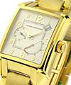 Vintage 45 with Power Reserve Display Yellow Gold on Bracelet with Ivory Dial