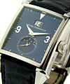 Vintage 45 - Big Date with Moon Phase Steel on Strap with Blue Dial