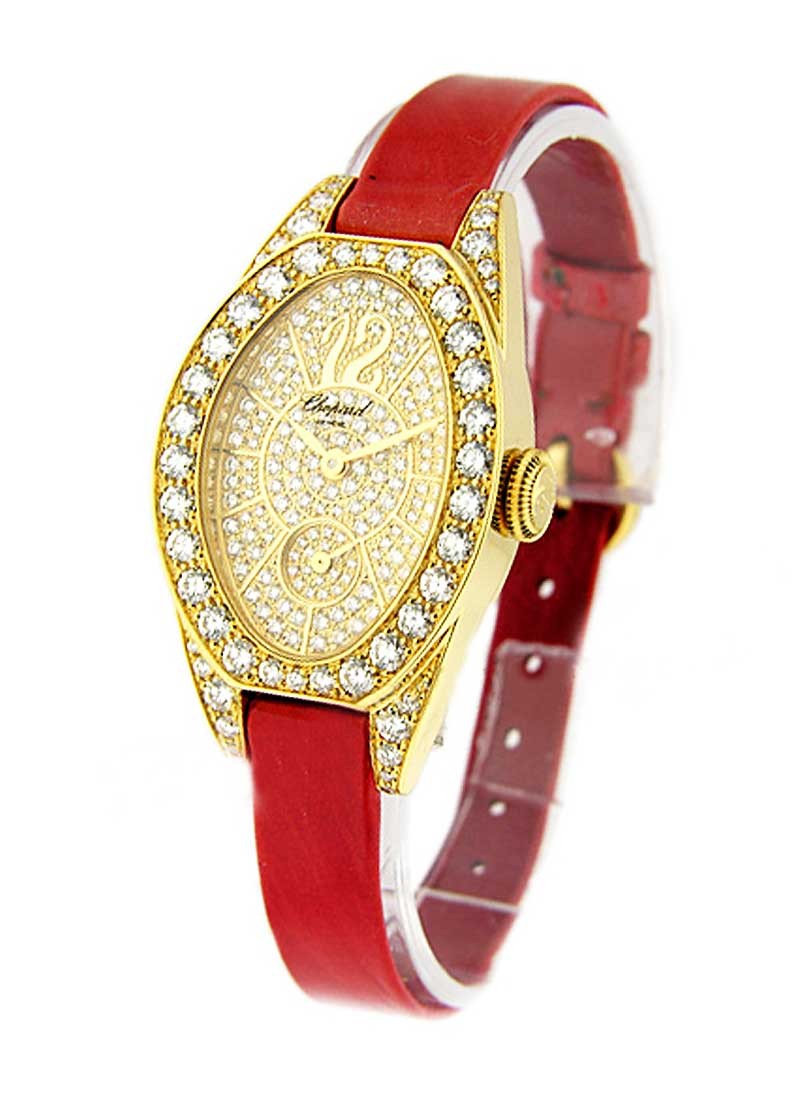 Chopard Lady's Classique Femme in Yellow Gold with Diamond Bezel