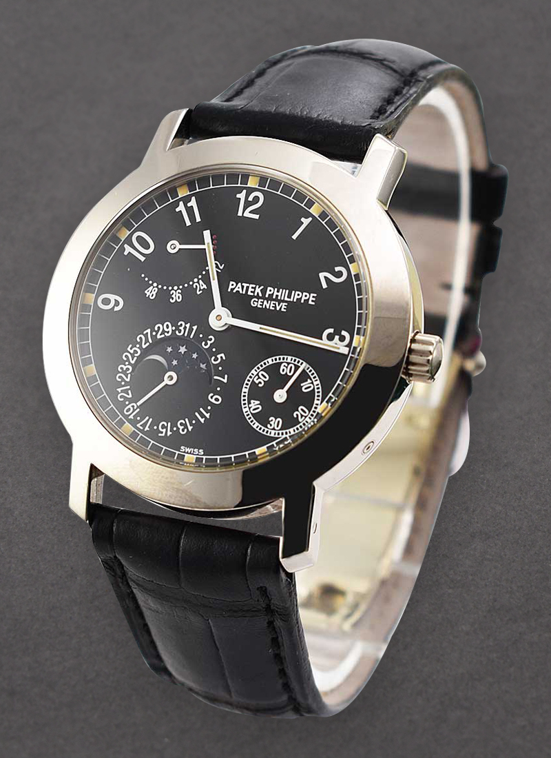 5055G blk Patek Philippe Power Reserve 5055 Essential Watches