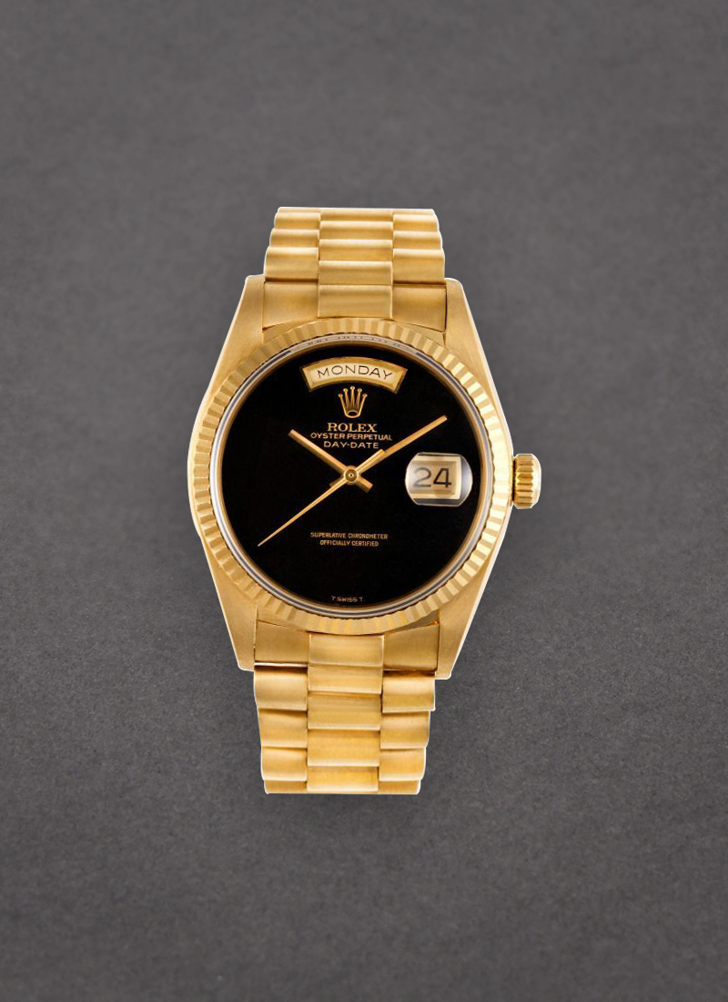 Pre-Owned Rolex President - 36mm - Yellow Gold - Fluted Bezel