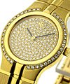 Phidias Lady's with Diamond Bezel and Dial Yellow Gold on Bracelet